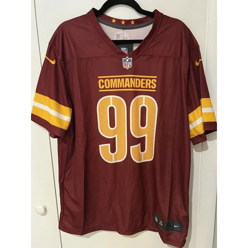 Washington Commanders Jersey Mens XL NFL Football Chase Young 99 Nike Dri Fit
